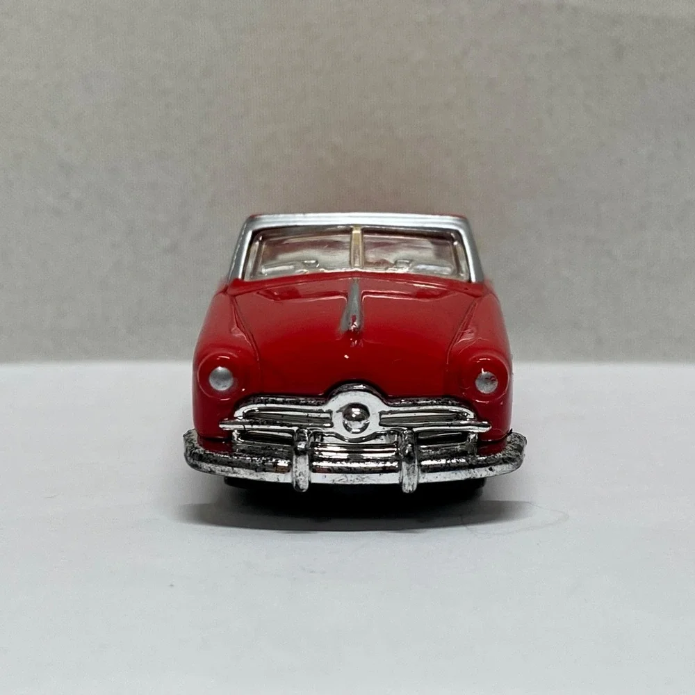 Vintage Maisto 1949 Ford Imperial Convertible Red 1/64 Dealer Sample Loose GUC